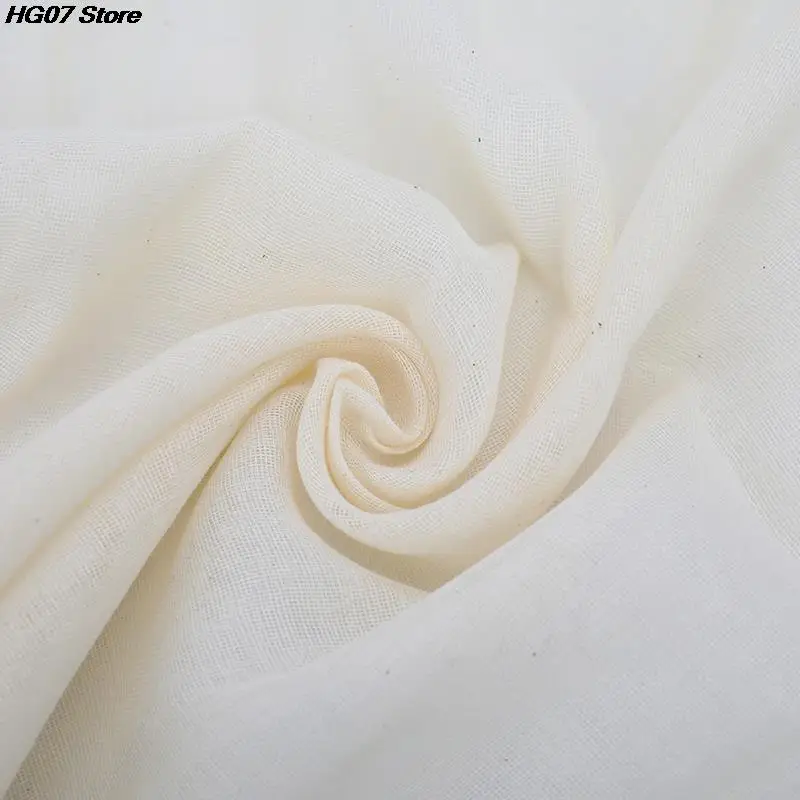 1.5 Yards White Cotton Gauze Muslin Cheesecloth Fabric Butter Cheese Wrap Cloth Kitchen Tools Cheese Grater Home Tool 2 Styels