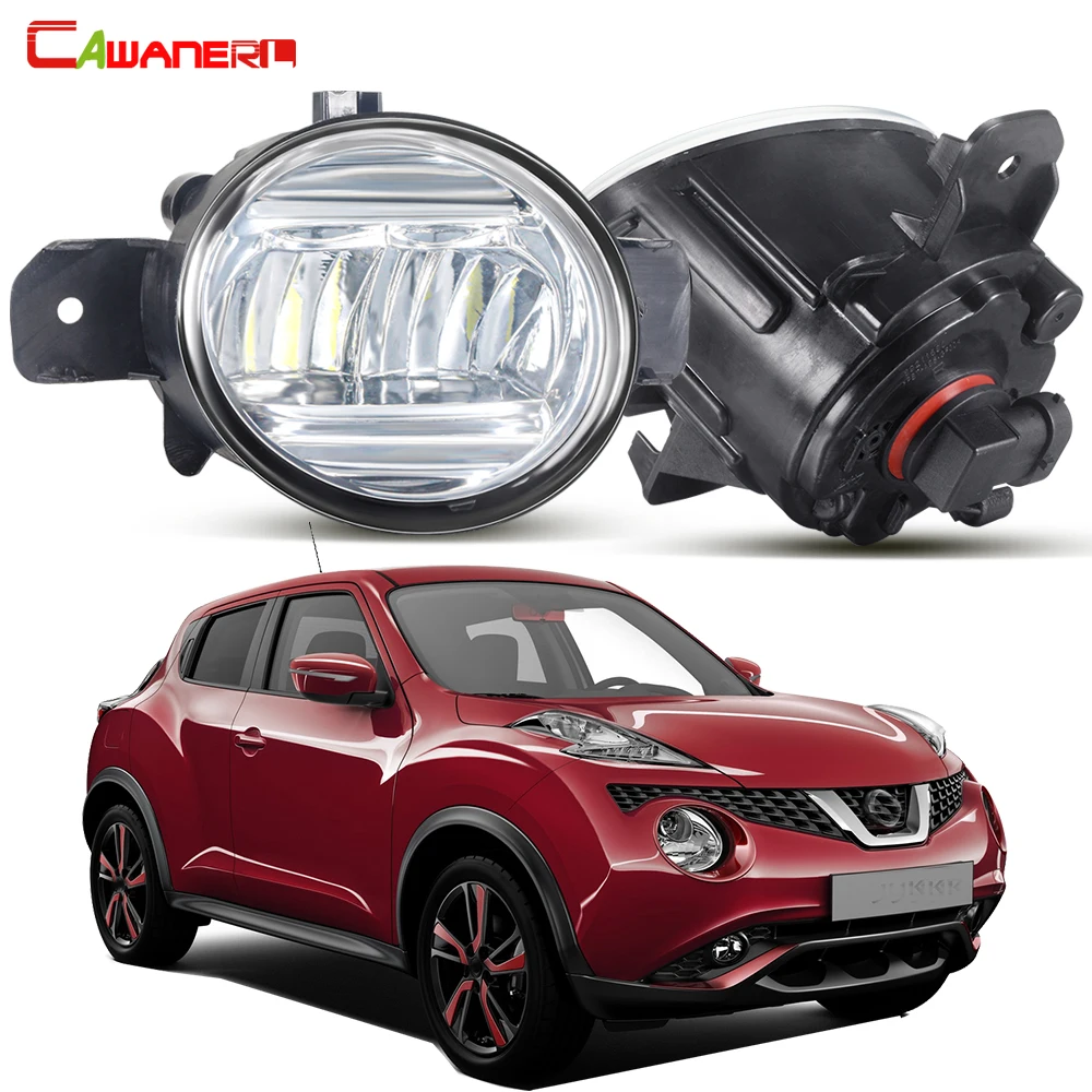2 X Car Front Fog Light Assembly DRL For Nissan Juke 2015 2016 2017 30W