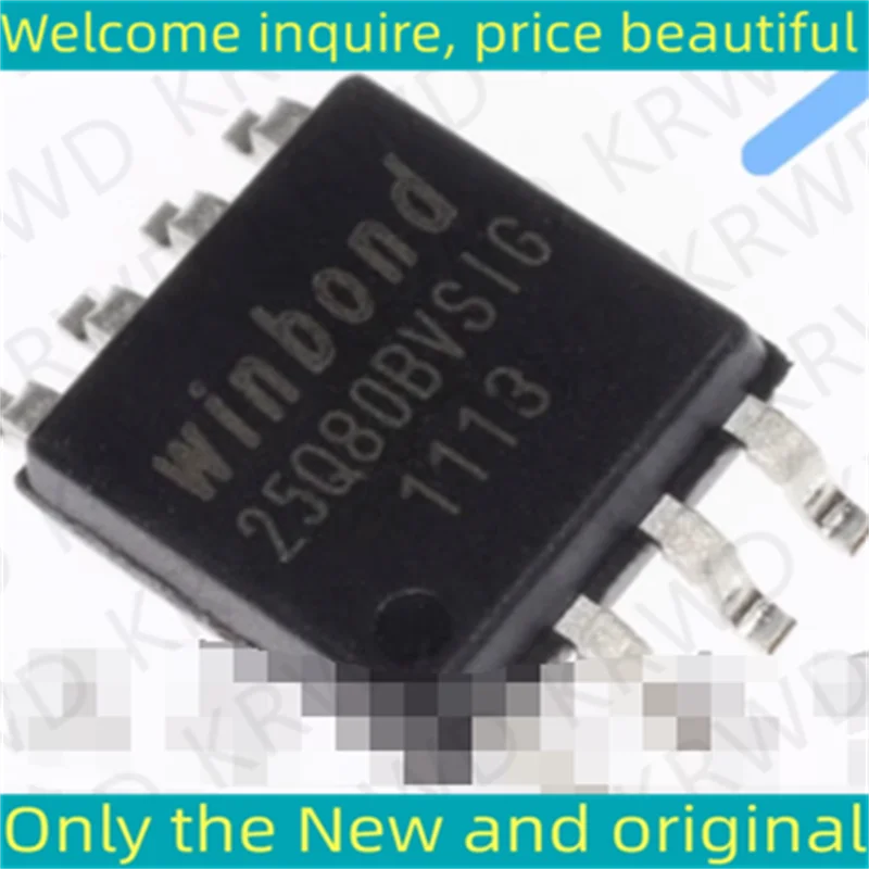 

Новинка, оригинал, w25q80bvcome, W25Q80BVSSIG, W25Q80 SOP8, 5 шт.