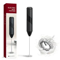 Electric Milk Foamer Coffee Whisk Mixer Mini Frother Handle Stirrer Cappuccino Maker Cooking Tools Blend Egg Beate 1