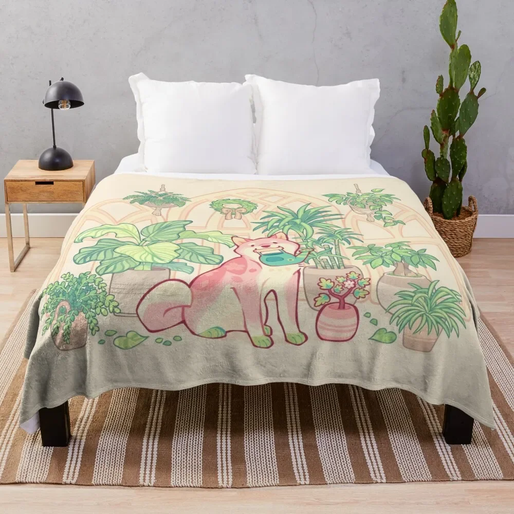 

Green thumb shibakura Throw Blanket Custom wednesday Blankets