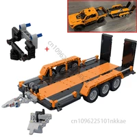 NEW F150 Raptor Car Trailer 42126 Technical Tow Truck Model Building Blocks Educational Kids Assemble Bricks Toy Christmas Gift 3