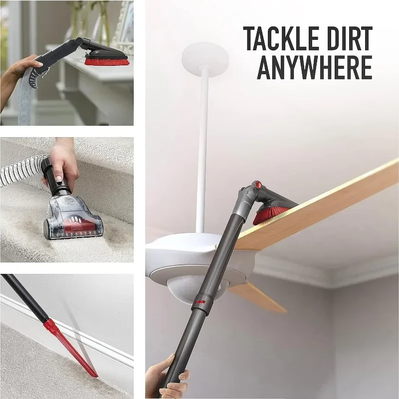 Hoover WindTunnel 3 Max Performance Pet, Bagless Upright Vacuum Cleaner, HEPA Media Filtration, For Carpet and Hard Floor 4