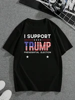 Trump‘s slogan graphic short-sleeves cotton T-shirt 1