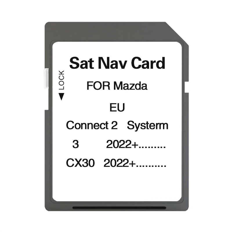 지도 Sat Navi 32GB for Mazda 3/CX30 2022+ Car Connect2 시스템 내비게이션 GPS SD 카드 최신 2024 업데이트 유럽 터키