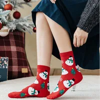 4 Pairs/Lot Children Girls Socks Christmas Socks For Kids Cotton 3-14 Years Comfortable Toddler Leg Warmers Boys Long Socks 2