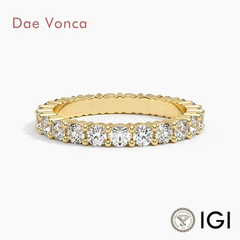 Custom Full Diamond Eternity Band Ring 1