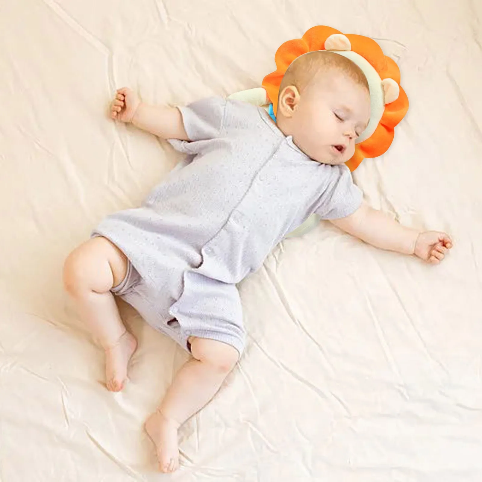 Baby Fall Back Head Protector Baby Head Protector Backpack For Crawling Walking Satin Pillowcase for Hair And Skin Standard Size