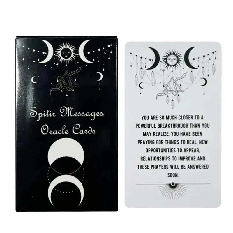 Spirit Message Oracle Cards 54 Tarot Cards English Version For Fortune-telling Party Board Game Card Deck Divination Fate playing cards card games board games tarot cards angel oracle cards
