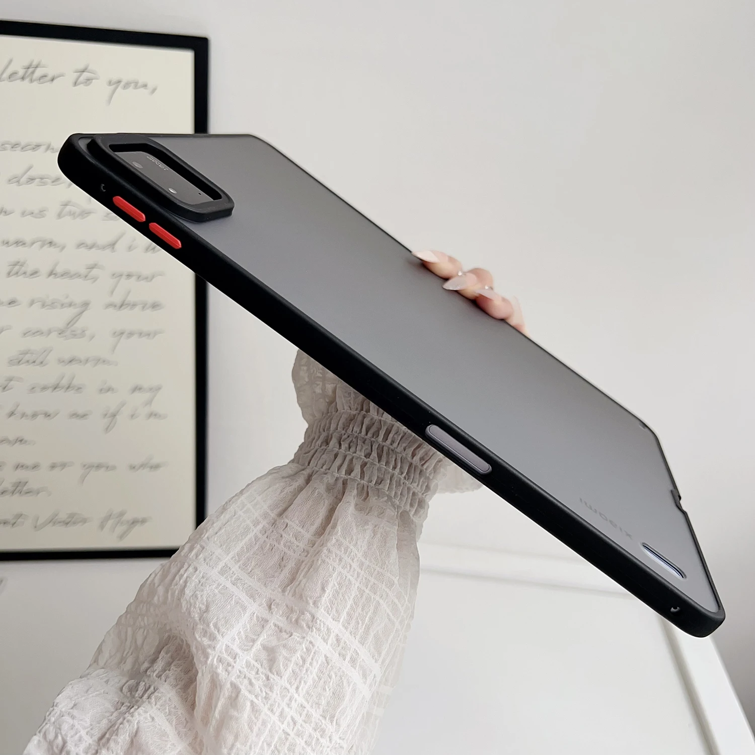 Translucent Matte Shockproof Tablet Case - Hard Protective Cover