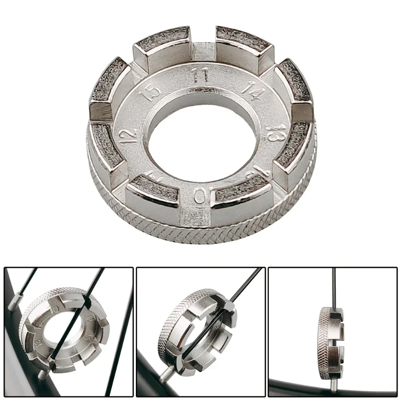 Bicycle Spoke Wrench Bike Wheel Rim Adjuster Spanner Tool Mini Mountain Road Cycling Demolition Axis Steel Wire Repair bike accessories