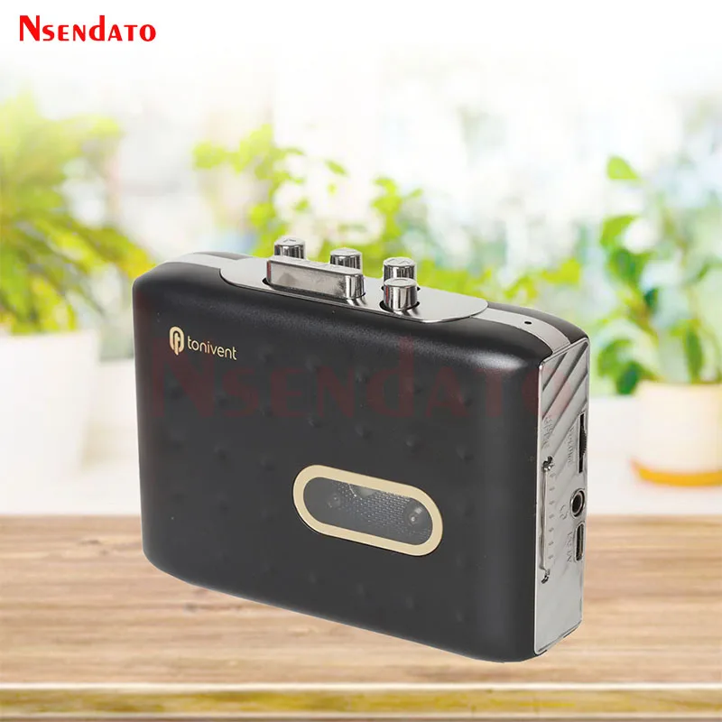 USB C Cassette Capture Player Recorder old tape to MP3 Converter Digital Cassette Audio Music Player tape to PC With Headphone