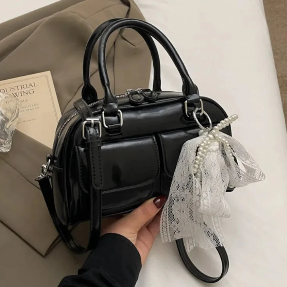 Ladies Crossbody Bag Fashion Everything Popular Casual Sweet Lace Ballet Style Design Sense of Spring and Summer New Shoulder Ba