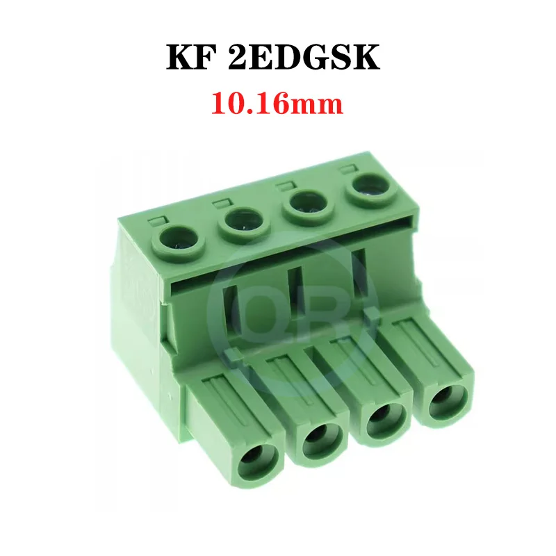 (10 Stück) KF 2EDGSK 10,16 mm Hochstrom-Leiterplatten-Steckklemmenblock 15EDGSK 10,16 Stecker 2 ~ 6Pin