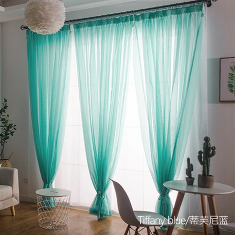 Tiffany Blue Curtains