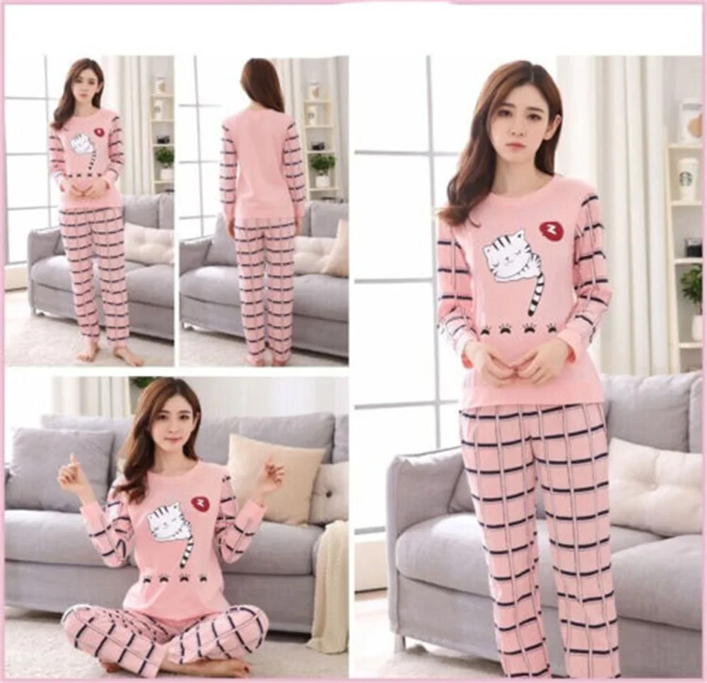 

Kawaii Cartoon Ladies Womens Pyjamas Pj Set Nightwear Lounge Wear Pajamas Pyjama Top Trousers Night Suits Homewear comfort