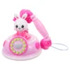Early Developmental Toy Simulated Telephone Simulation Intercom Pink Plastic Child Childrens Toys 5
