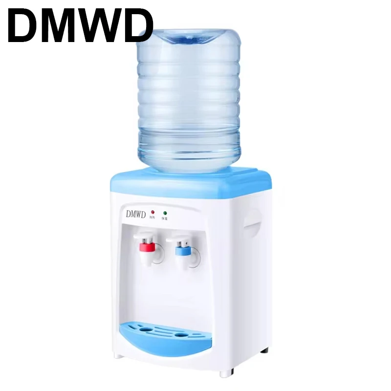 DMWD 미니 전기 워터 디스펜서 4L 버킷 데스크탑 온수기 인스턴트 난방 식..