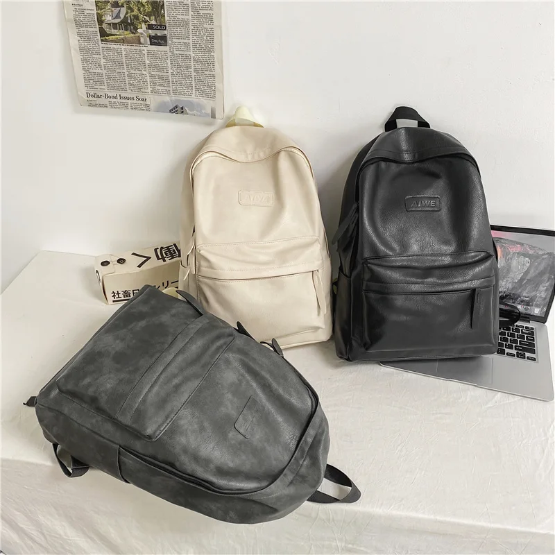 High Quality Backpack Soft Leather Men's Backpacks Girl Luxury  Designer BackPack