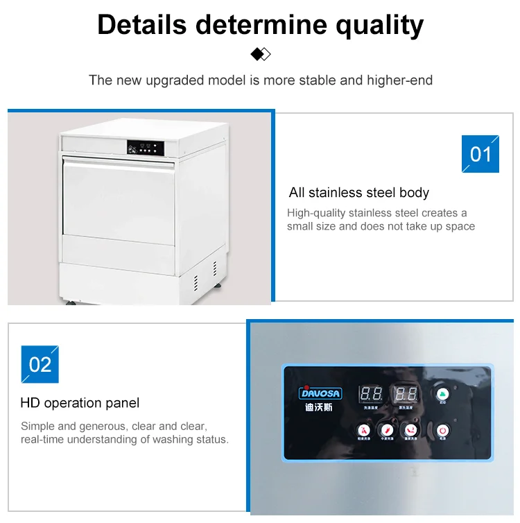 Commercial Built-In Drawer Dishwasher Small Dishwasher Machine Full  Automatic Glass Washer For Bar - AliExpress