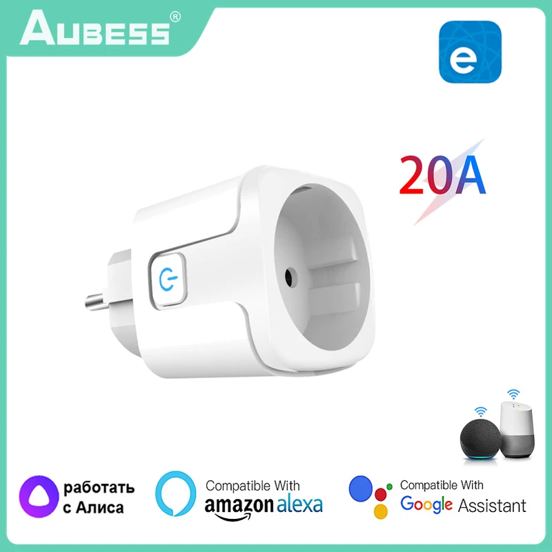 WiFi Smart Socket 20A EU Smart Plug