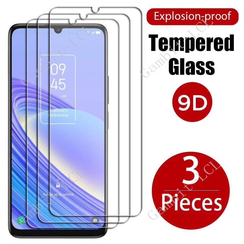 

3PCS For TCL 405 408 40R 5G Stylus 20 R SE XE 205 20B 20E 20L Plus 20S 20Y 10L 10 PLEX 20R Screen Protector Tempered Glass Film