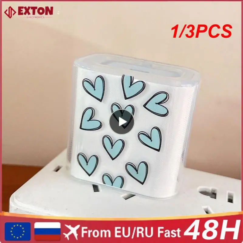 

1/3 шт., силиконовые насадки для usb-кабеля