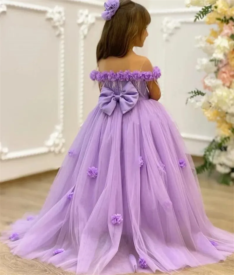 Lavender baby girl dress. Baby party dress. 1st birthday dress baby girl. Flower girl dress lilac lavender birthday dress toddler. Handmade!