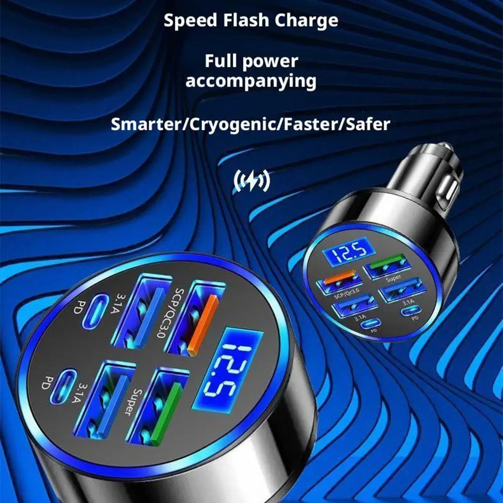High-Power USB Car Charger with Quick Charge Technology