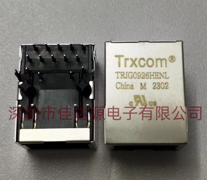 

2pieces/LOT 100% New Original TRJG0926HENL Ethernet Gigabit RJ45 Raspberry Pi Network Port Interface Connector IN STOCK IC Chips