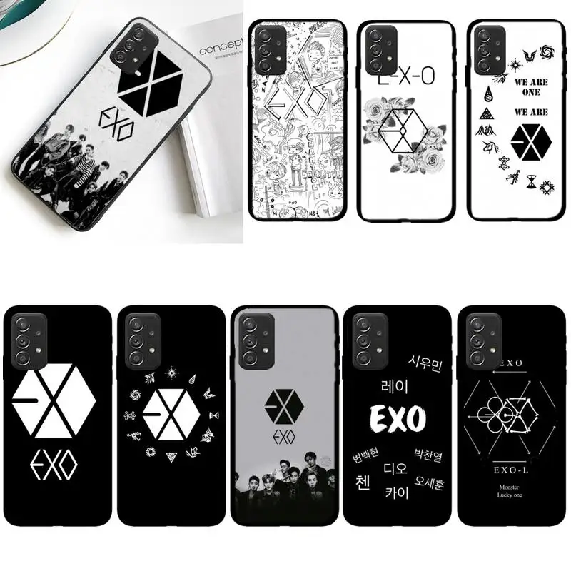 Чехол Kpop exo для телефона Samsung Galaxy A02 A12 A21 A22 A32 A41 A42 A51 A71 A72 |