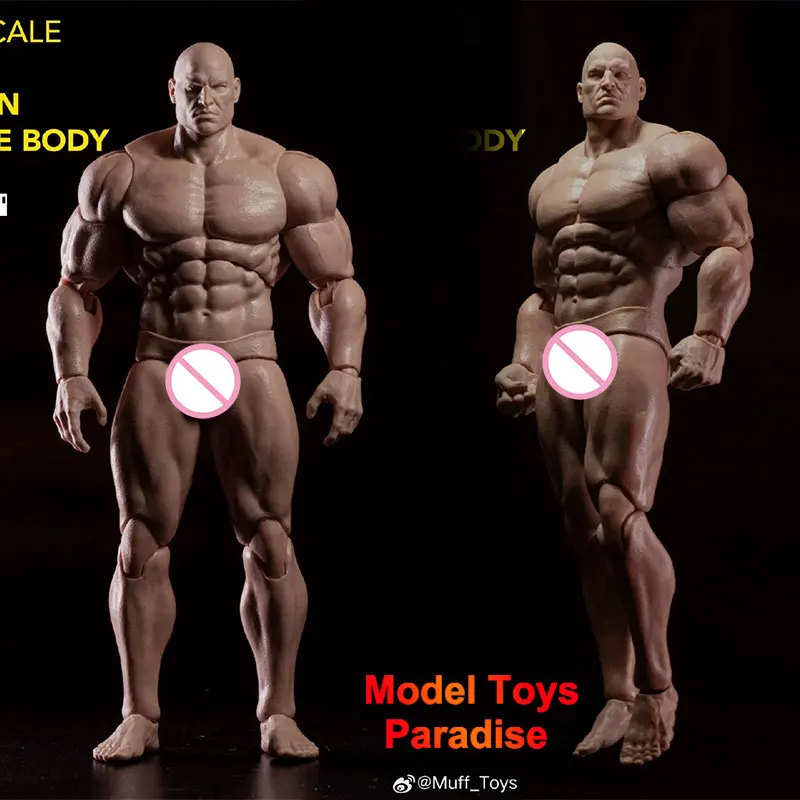 

MUFF TOYS AD01 1/12 Men Soldier Muscle Body Strong Movable Joints Body Fit 6inch Action Figure Collectible Toys