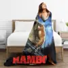 Rambo First Blood Flannel Blanket Quality Soft Warm Shooting Movie Bedding Throws Spring Couch Chair Sofa Bed Pattern Bedspread 5