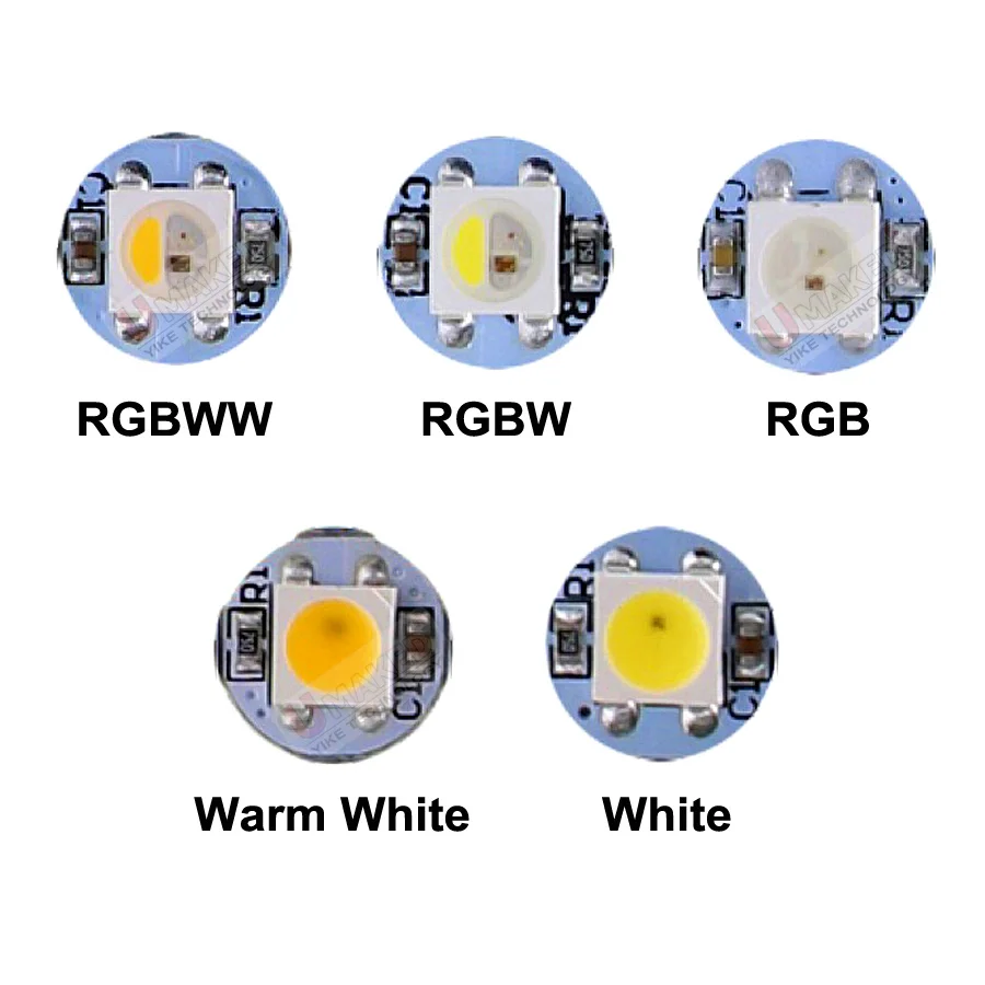 

10-1000pcs WS2812B RGB LED Chip WS2811 IC SK6812 Built-in RGBWW RGBNW RGBW LED Chip 5050 SMD Black/White PCB DC5V