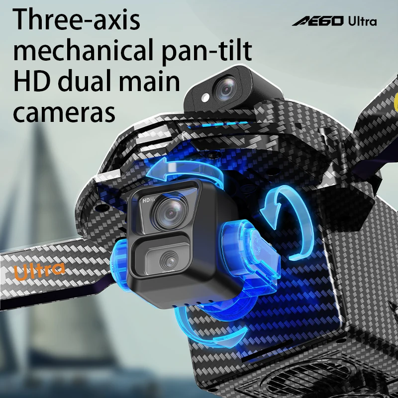 AE60 Ultra Professional Drone With 8K Camera GPS 3-Axis