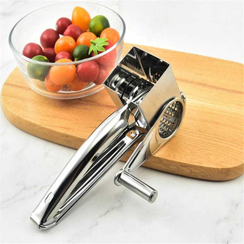 Rotary Parmesan Cheese Grater Stainless Steel Freeshipping With Handheld  Blades