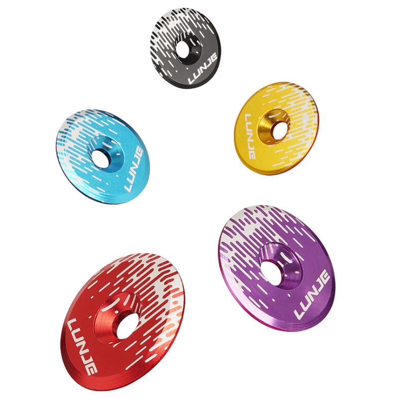 Bike Headset Top Cap MTB Road Bike Stem 28.6mm Tube Front Fork Headset Bowl Cover With Screw