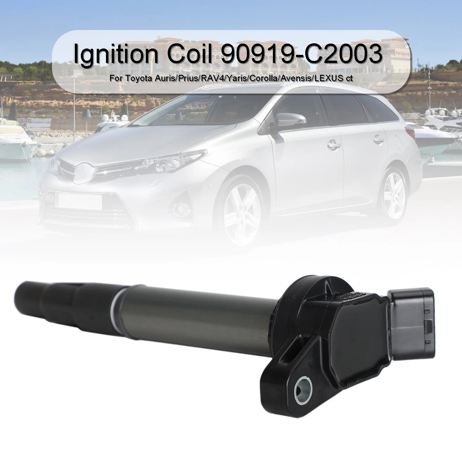 Artudatech Ignition Coil 90919 C2003 For Toyota Auris/Prius/RAV4/Yaris
