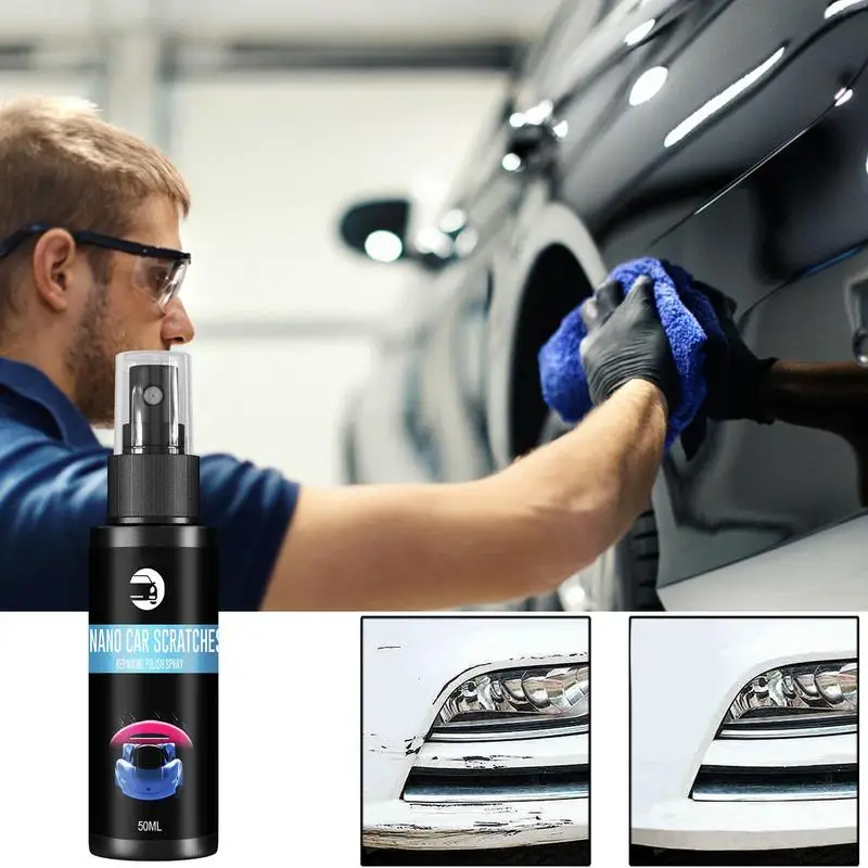 

Car Paint Swirl Remover Vehicle Paint Restorer Scratch Remover Car Polish Spray High Protection Hydrophobic Car Polishing Spray