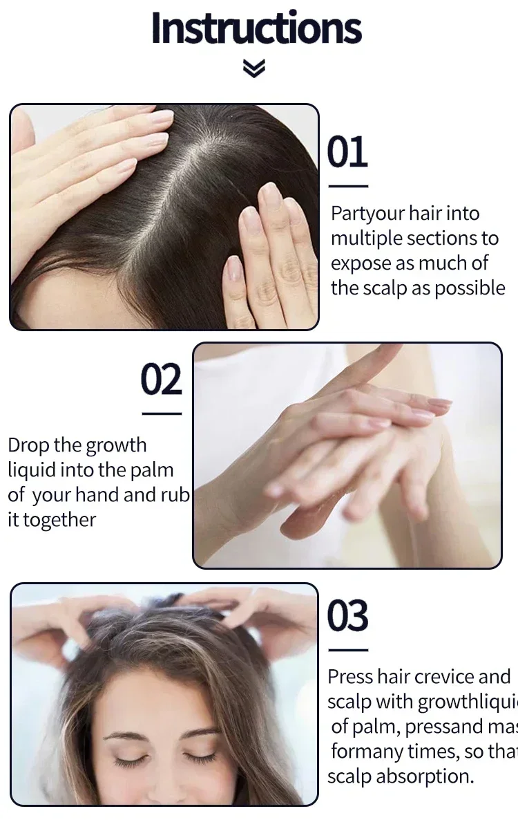 Hair Care Oil Nourish Hair for Men Women Ginger Natural Anti Loss Scalp Serum