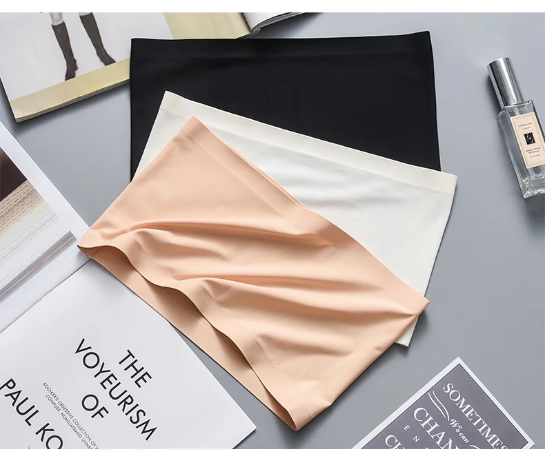 Description Picture 2 of itemSummer Women Modal Bandeau Top Solid Breathable Strapless Bra Bandeau Soft Seamless Women Casual Tank Crop Tops