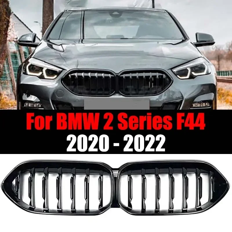 

Car Front Bumper One Line Grilles Gloss black for BMW 2 Series F44 2021-Present
