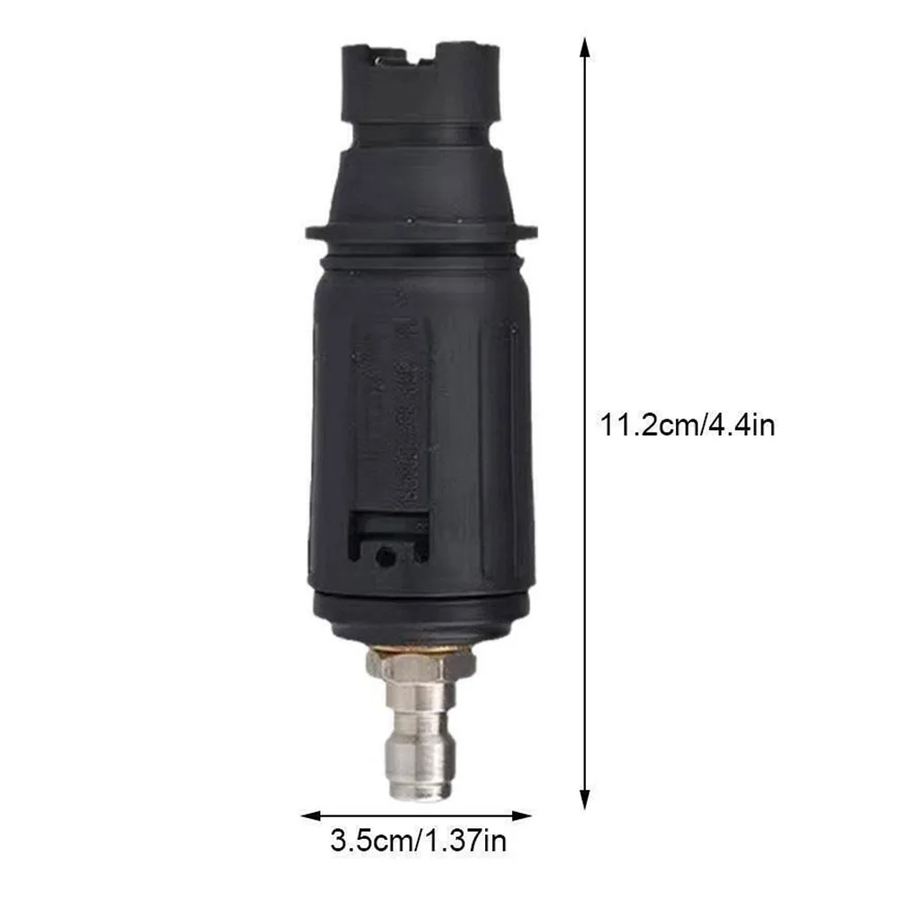 1/4in Angle Quick Pressure Washer Rotating Turbo Nozzle Spray Tip Adjustable Spray Angle High Pressure Quick Effective Cleaning