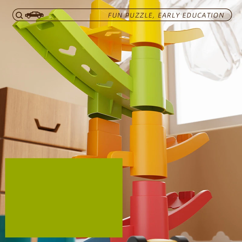 Children's Games Gliding Track Car 2 to 5 Years Inertia Toy Multi Layer Cartoon Puzzle Slide Car Roller Coaster Racing Toys - Bilde 4