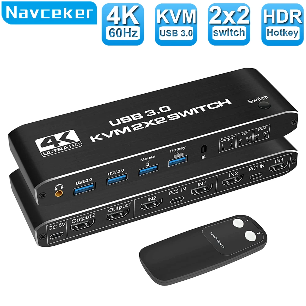 2 Port USB 3.0 Switch