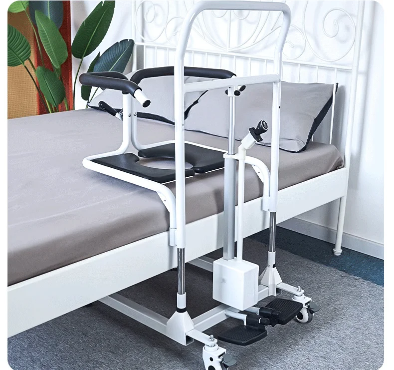 Medical Portable Lift Transfer Commode Devices Patient Transfer Lift Chair for Elderly 2