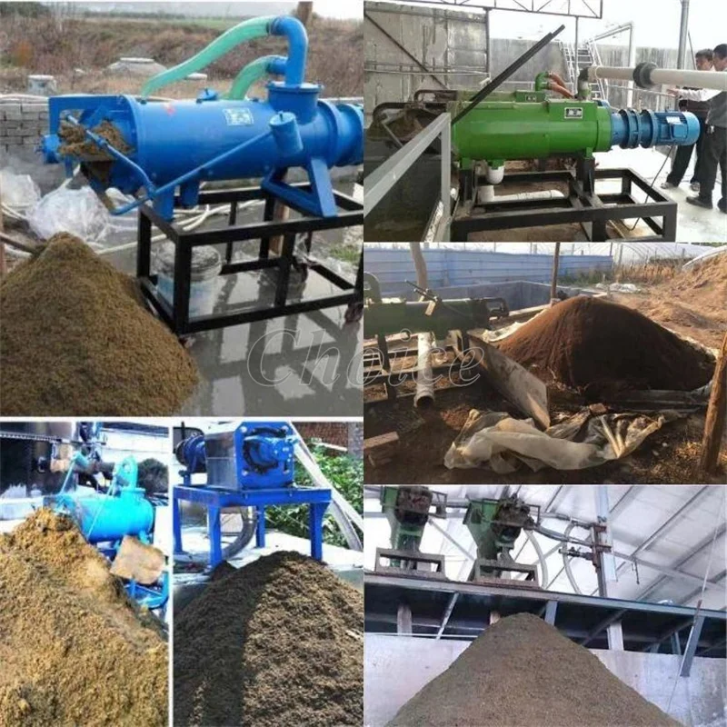 Agriculture Farming Equipment Pig Dung Dewatering Machine Cow Manure Separator Chicken Manure Dehydrator