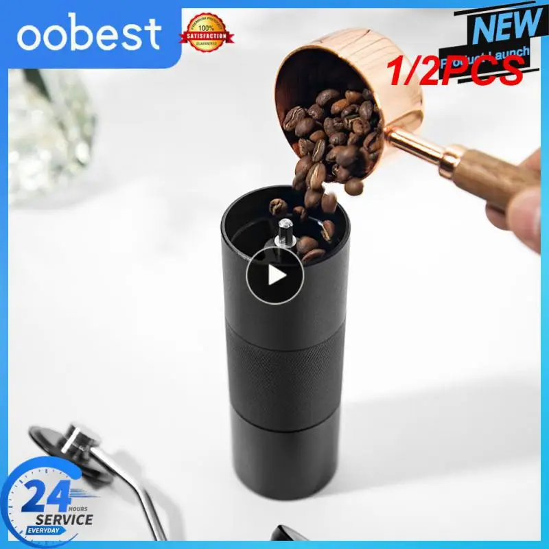 

1/2PCS Chestnut C3 Manual Coffee Grinder S2C Burr Inside High Quality Portable Hand Grinder With Double Bearing Positioning