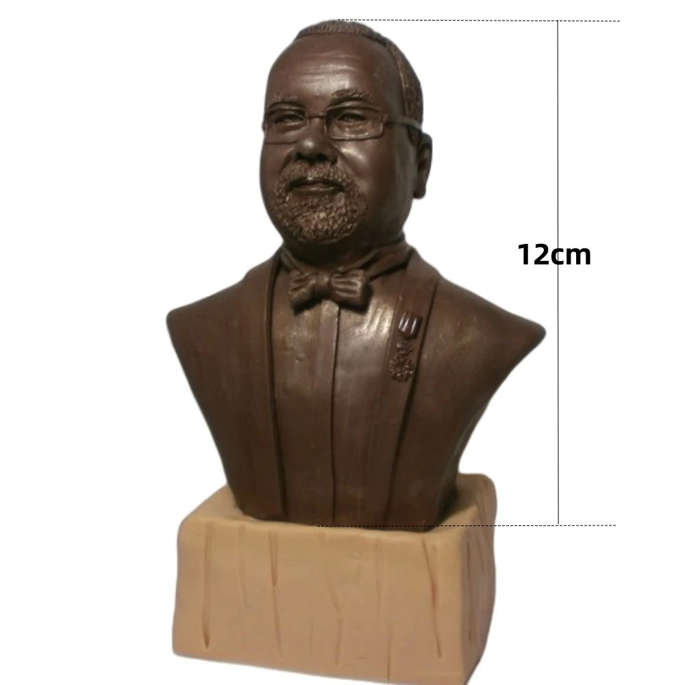 Handcrafted Half-Length Busts: Real-Face Modeling, Tailored Costumes & Poses, 10-20cm Heights