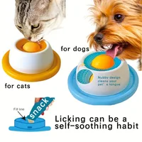 Dog Stimulation Toys Pet Lick Mat Slow Feeder Yogurt Licking Plate Interactive Cats Dog Snack Bowl Tiring Bowls Dental Care Tool 4